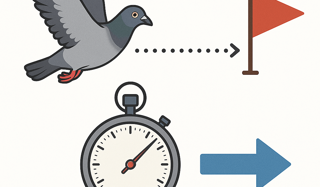 Classement des pigeons voyageurs calcul vitesse propre et nouvelles technologies