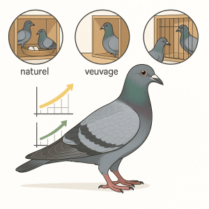 Le jeu au naturel le veuvage et le celibat chez les pigeons voyageurs