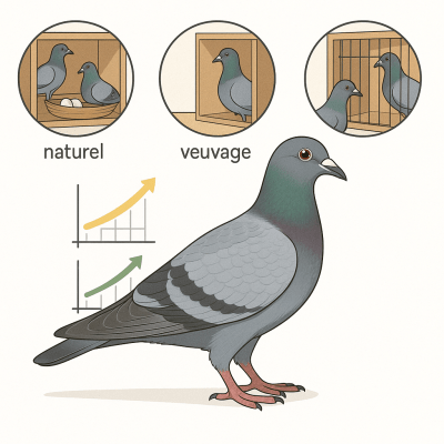 Le jeu au naturel, le veuvage et le célibat chez les pigeons voyageurs 2 Le jeu au naturel le veuvage et le celibat chez les pigeons voyageurs