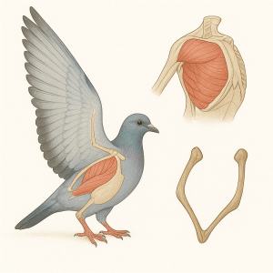 Morphologie pigeon voyageur