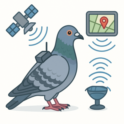 Orientation des pigeons voyageurs le GPS au service de la recherche