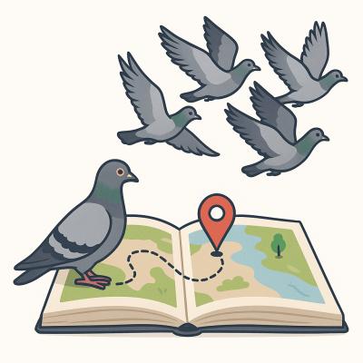 Pigeons voyageurs : l’apprentissage individuel plus efficace que le vol collectif 2 Pigeons voyageurs lapprentissage individuel plus efficace que le vol collectif