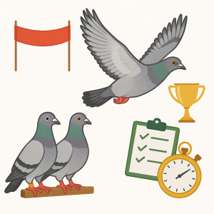 Pigeons voyageurs tout savoir sur les concours de demi fond et leur preparation