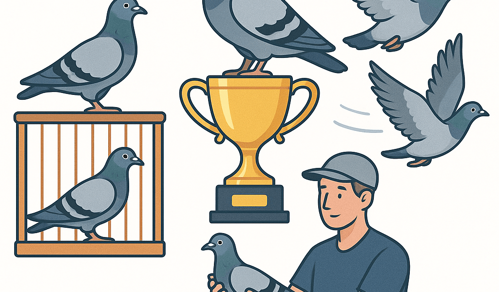 Pigeons voyageurs tout sur les concours de vitesse et leur preparation