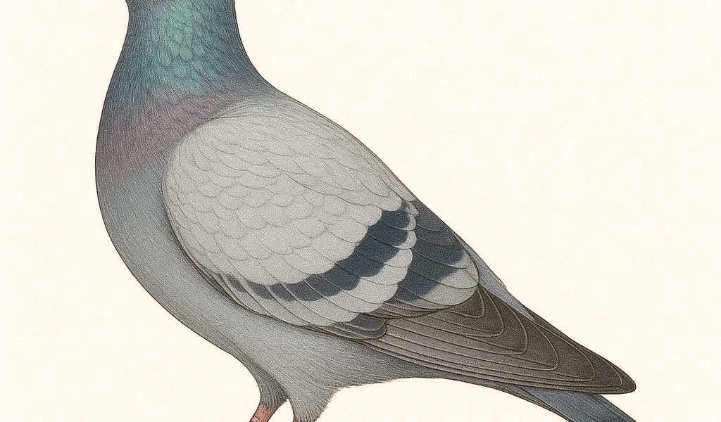 Plumes – pigeon voyageur