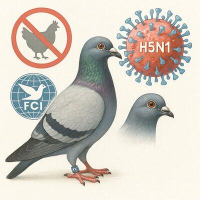 Grippe aviaire et pigeon voyageur role de la FCI