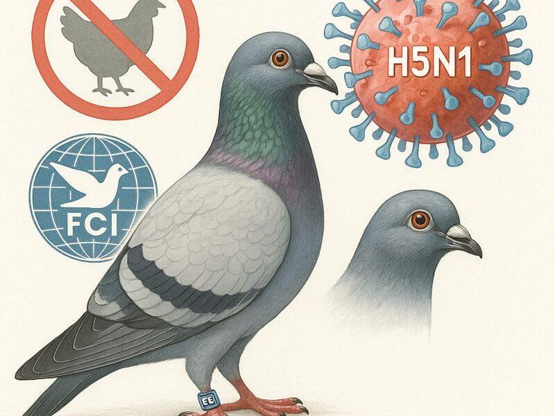 Grippe aviaire et pigeon voyageur role de la FCI