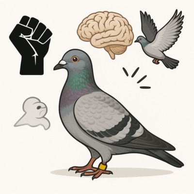 Le pigeon voyageur rebelle mental et selection du champion