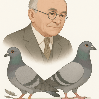 Pigeon voyageur mue des ailes et methode Georges Fabry