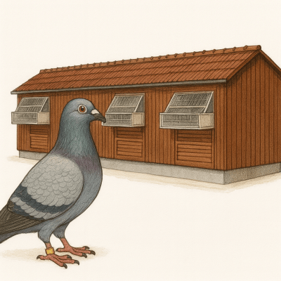 Construire le pigeonnier ideal pour le pigeon voyageur