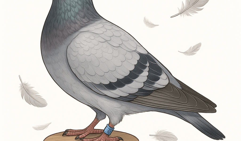 Fin de saison pigeon voyageur mue repos et selection