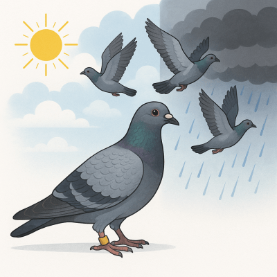 Lacher du pigeon voyageur regles meteo essentielles