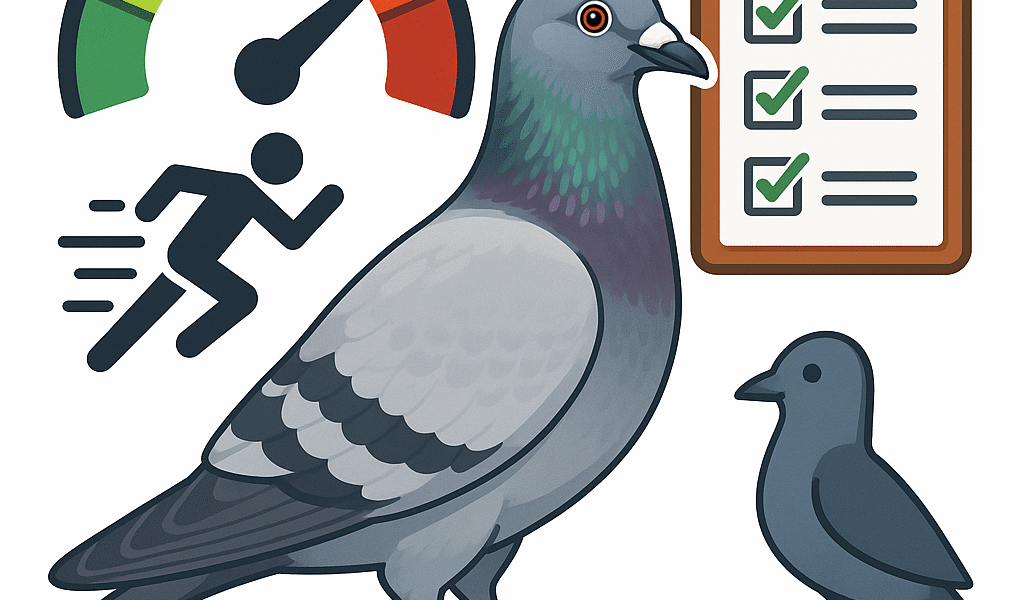 Pigeon voyageur vitesse endurance et selection