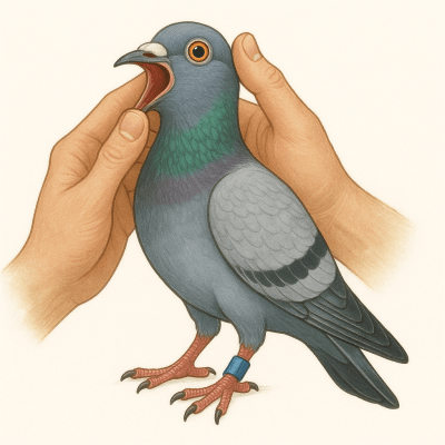 Selection du pigeon voyageur la gorge cle du champion