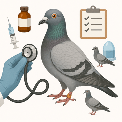 Suivi medical du pigeon voyageur guide complet et naturel