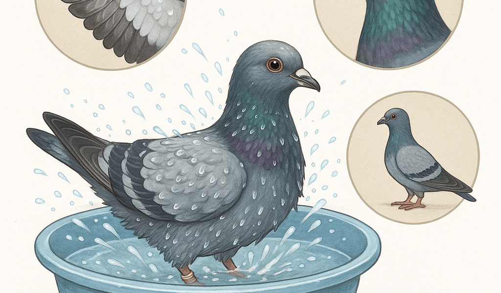 Bain du pigeon voyageur effets et bonnes pratiques