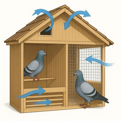 Colombier parfait pour le pigeon voyageur le guide