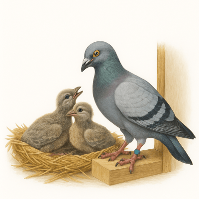 Élevage Hivernal du Pigeon Voyageur : Avantages, Performance et Jeunes Précoces 2 Elevage Hivernal du Pigeon Voyageur Avantages Performance et Jeunes Precoces