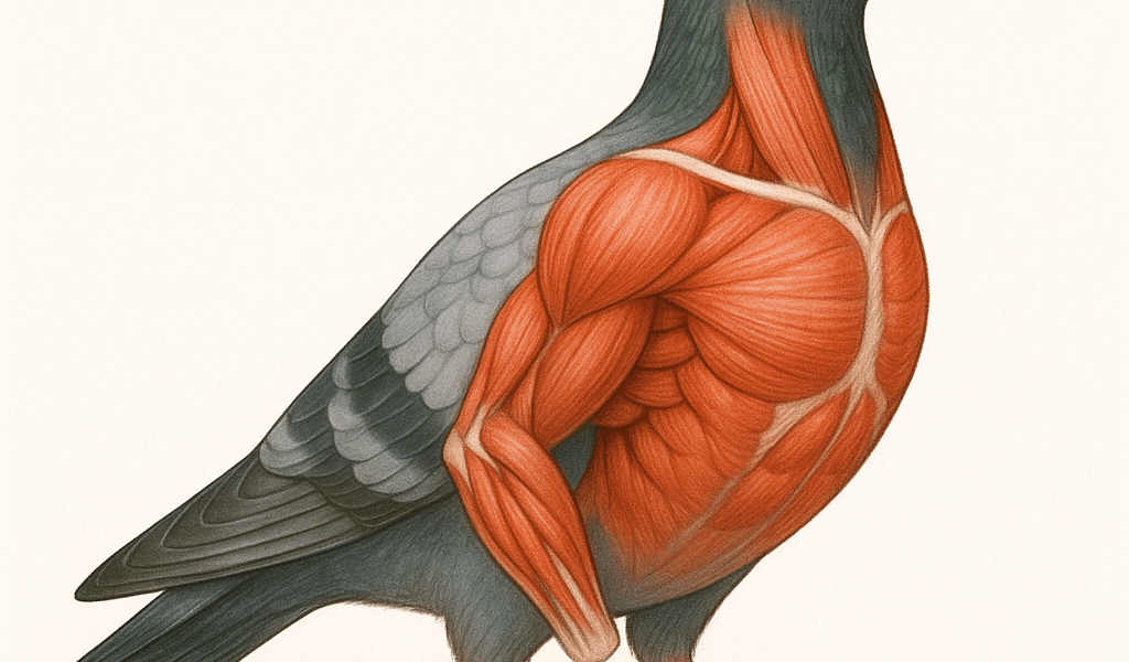 Pigeon Voyageur Muscles Puissance et Secrets des Champions pour des Performances Exceptionnelles