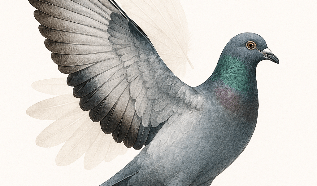 Plumes de combat du pigeon voyageur role formation mue et qualite des remiges expliques