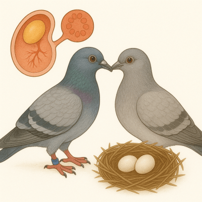 Pigeon Voyageur Biologie de la Ponte Reproduction et Formation des OEufs