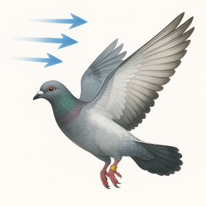 Pigeon Voyageur Comment le Vent Influence la Vitesse lEnergie et les Resultats en Concours