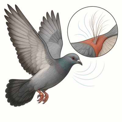 Pigeon Voyageur Filoplumes Sixieme Sens et Secrets Sensoriels Meconnus