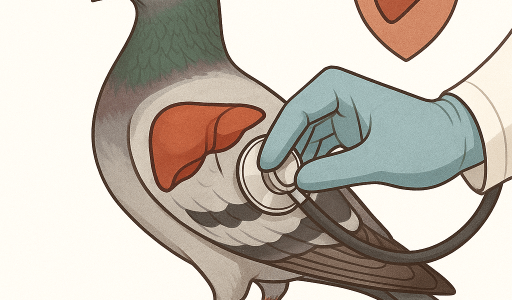 Pigeon Voyageur Le Foie un Organe Vital pour la Sante lEnergie et la Performance en Concours