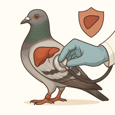 Pigeon Voyageur Le Foie un Organe Vital pour la Sante lEnergie et la Performance en Concours