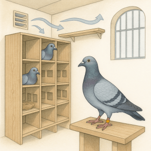 Pigeon Voyageur Colombier Ideal Selection Alimentation et Systeme Naturel pour Performances Maximales