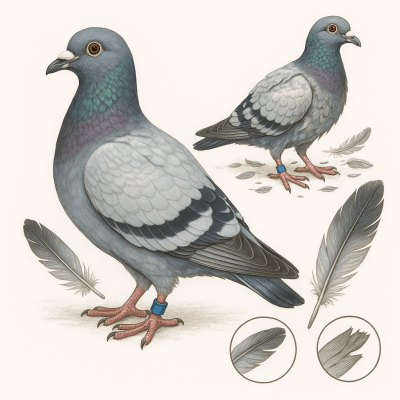 Pigeon voyageur : comprendre et corriger les défauts du plumage pour améliorer la forme et la performance 2 Pigeon voyageur comprendre et corriger les defauts du plumage pour ameliorer la forme et la performance