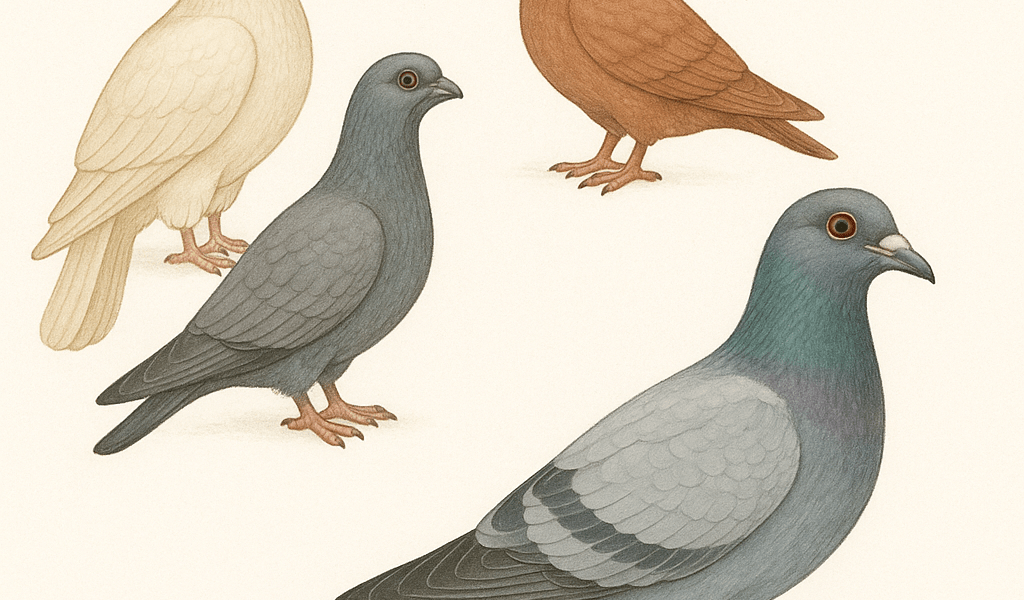 Histoire du Pigeon Voyageur Origines Persanes Races Ancetres Selection Europeenne et Formation du Messager Moderne