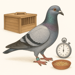 Pigeon voyageur alimentation forme sportive entrainement et accouplements pour des performances maximales