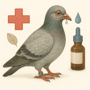 Pigeon voyageur comprendre le coryza les limites des gouttes nasales et les veritables solutions pour proteger vos pigeons