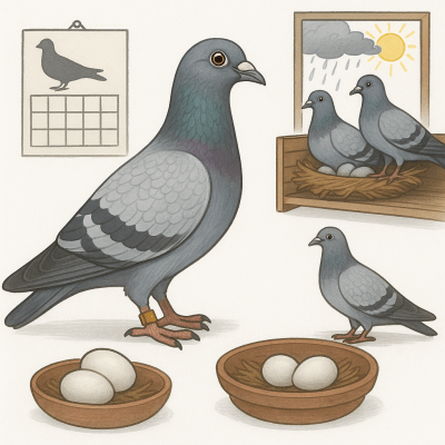 Pigeon Voyageur : Gestion de l’Élevage, Reproduction, Saison Perturbée et Secrets d’un Colombier Performant 2 Pigeon Voyageur Gestion de lElevage Reproduction Saison Perturbee et Secrets dun Colombier Performant