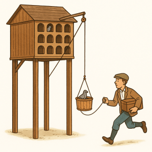 Le pigeon dans son passe – Bonification pour parcours pedestre.9