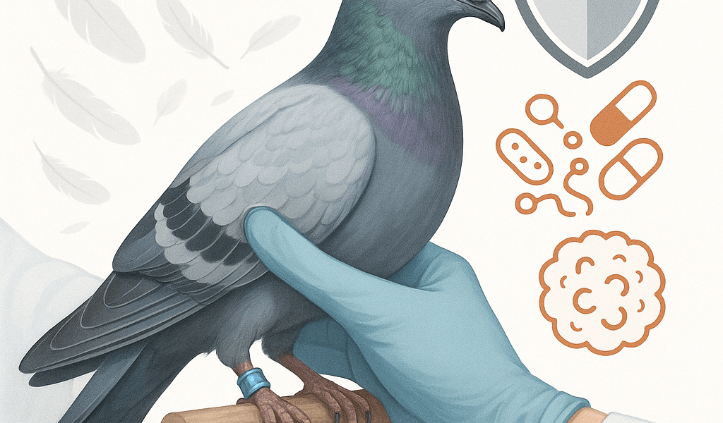 Pigeon Voyageur Sante Mue Paratyphose Tumeurs et Resistances aux Antibiotiques – Le Guide Veterinaire Essentiel