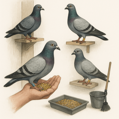 Pigeon Voyageur Selection Soins Nutrition et Organisation – Le Guide Essentiel pour Reussir sa Saison Colombophile