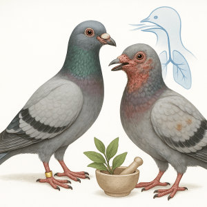 Pigeons Voyageurs Comprendre Prevenir et Soigner Naturellement les Problemes Respiratoires les Poquettes et les Accidents de Sante