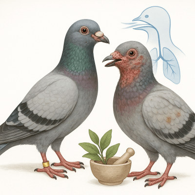 Pigeons Voyageurs : Comprendre, Prévenir et Soigner Naturellement les Problèmes Respiratoires, les Poquettes et les Accidents de Santé 2 Pigeons Voyageurs Comprendre Prevenir et Soigner Naturellement les Problemes Respiratoires les Poquettes et les Accidents de Sante