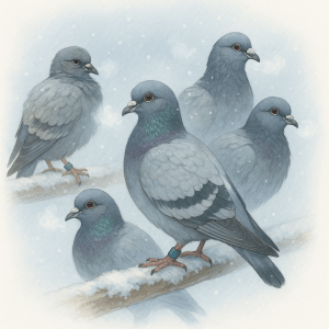 Pigeons Voyageurs et Froid Intense Comment Proteger Votre Colonie en Hiver et Comprendre les Risques Reels