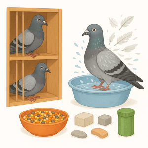 Temps de mue temps de repos pigeon voyageur