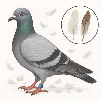 Pigeon Voyageur Comprendre la Mue du Duvet pour Preserver la Forme et la Performance