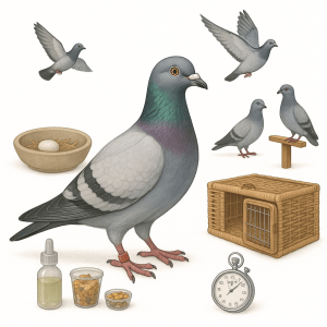 Pigeon Voyageur et Colombophilie Soins Selection Naturelle et Plaisir du Jeu