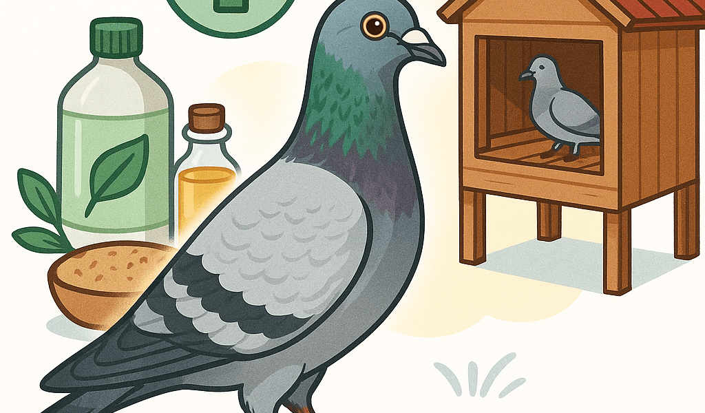 Pigeon voyageur sante naturelle et entretien du colombier pour une saison reussie