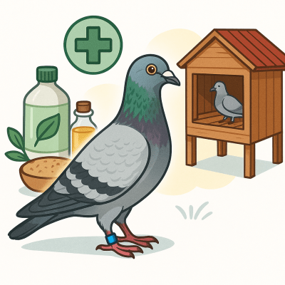 Pigeon voyageur sante naturelle et entretien du colombier pour une saison reussie