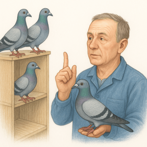 Prendre les devants pigeon voyageur