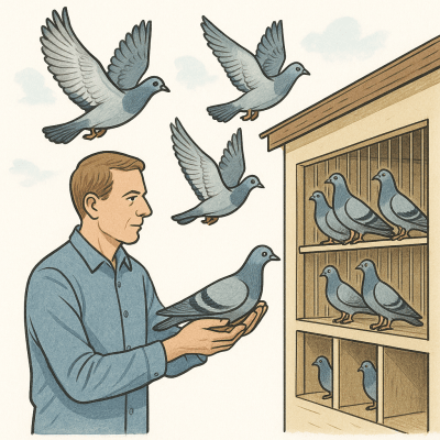 Comment les grands conduisent leurs pigeons