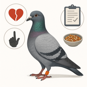 Pigeon voyageur secrets de veuvage dentrainement et dalimentation pour la performance