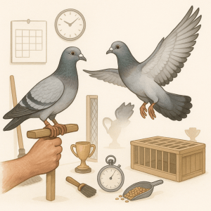 Le pigeon voyageur quand la reussite depend avant tout du colombophile